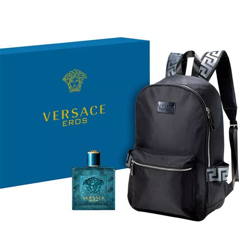 versace free bag|versace perfume with free backpack.